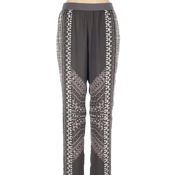 BCBGMaxAzria Pants - NWOT BCBGMAXAZRIA grey & light pink pull on causal pants, size Medium